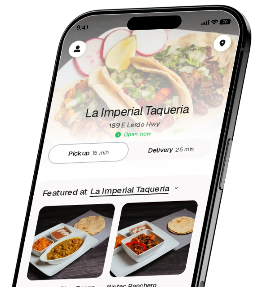La Imperial Taqueria app preview